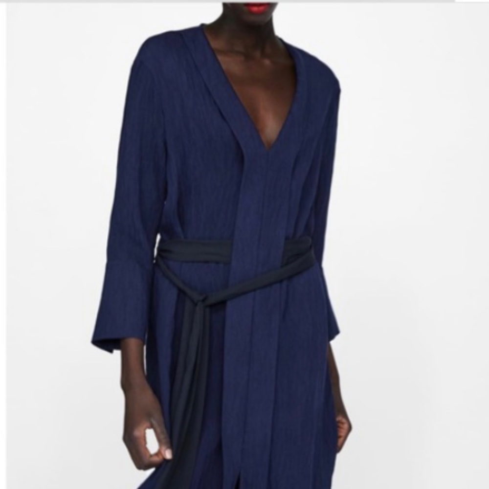 Zara Navy Blue Dress